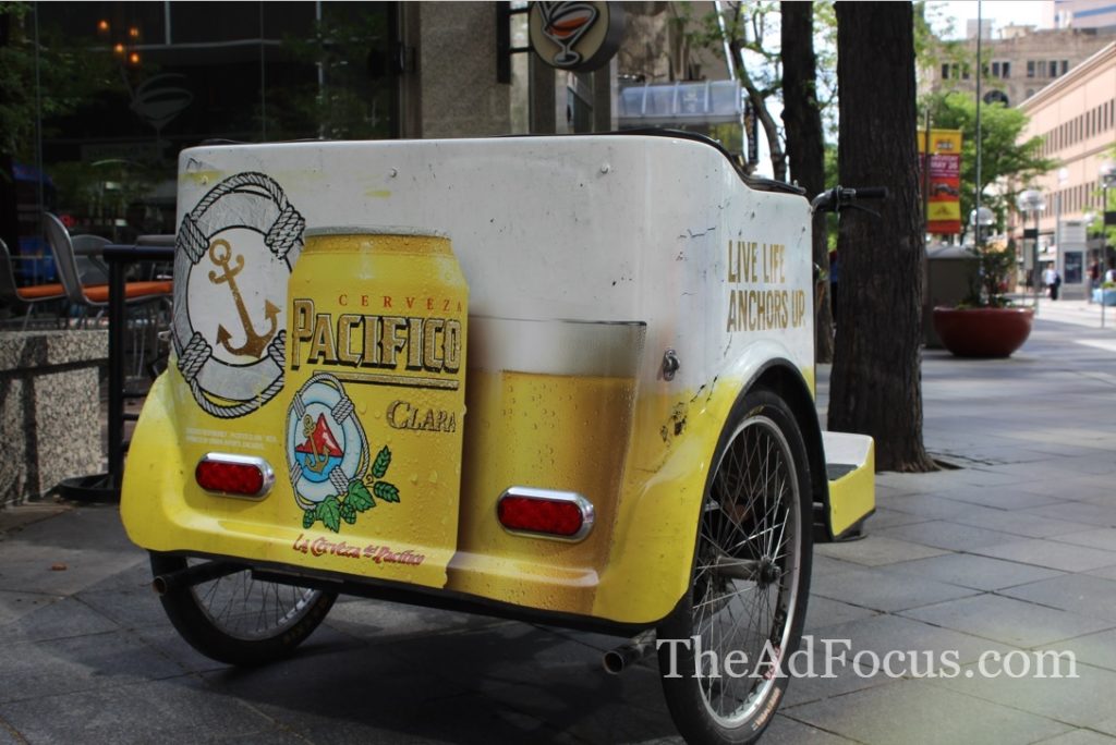 Pedicab Advertising in Denver