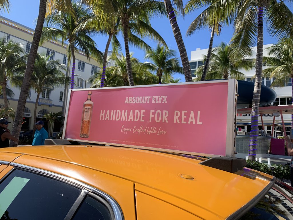 Miami Taxi Advertising   