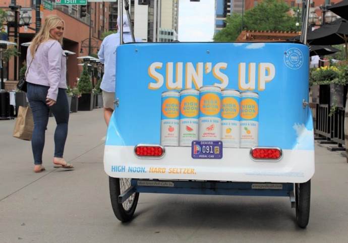 Advertising with Pedicabs